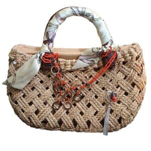 Woven handbag from Thailand